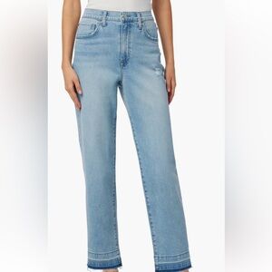 Hudson Jeans Kass Distressed High Rise Ankle Crop Straight Leg Jeans size 30